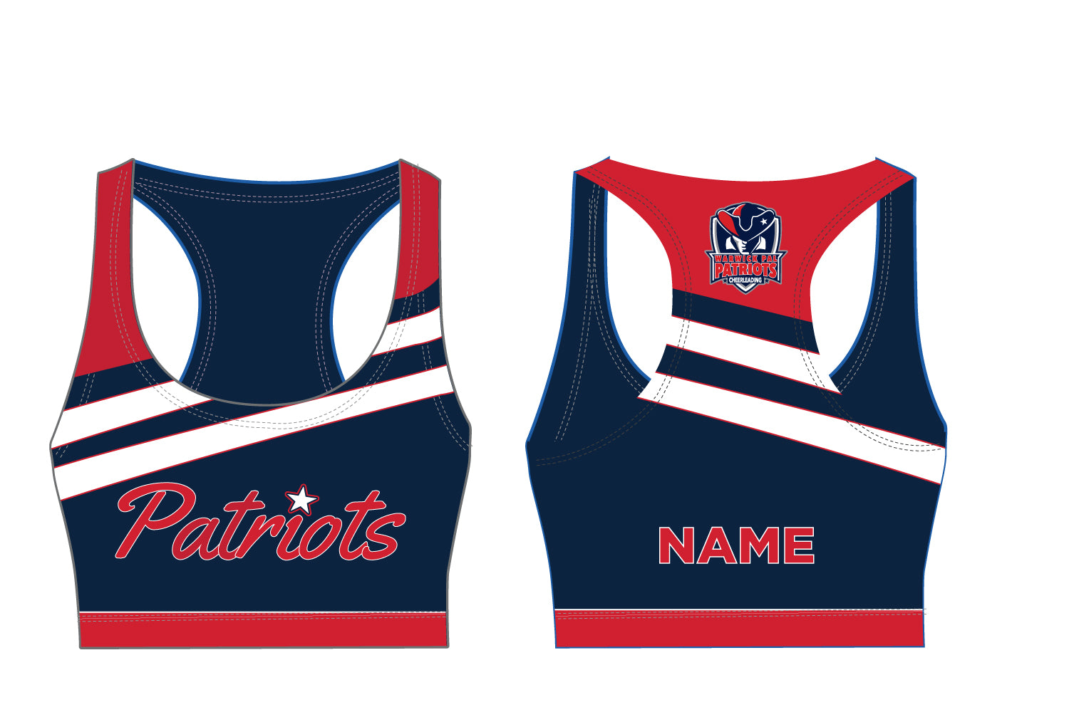 Warwick Pal Cheer Sublimated Sports Bra