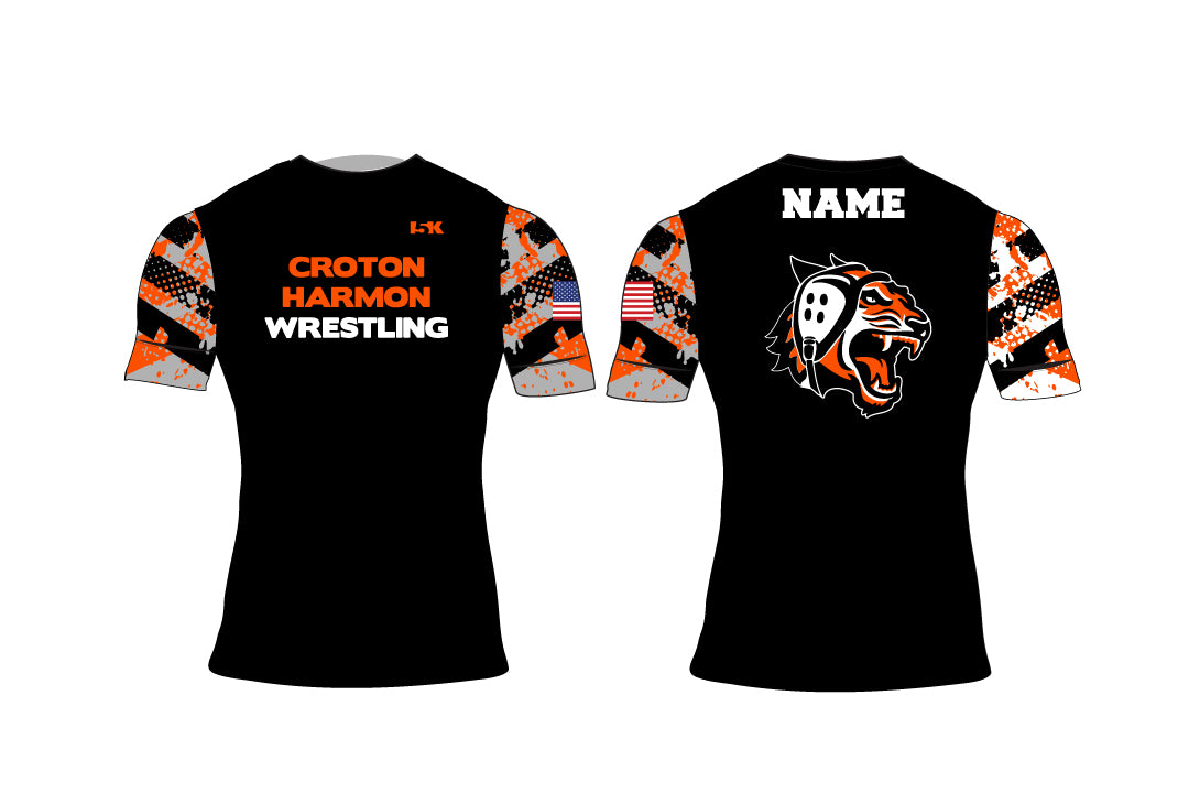 Croton Harmon Wrestling Sublimated Compression Shirt
