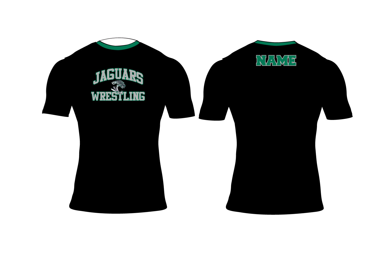 CFH Jaguars Wrestling Sublimated Compression Shirt