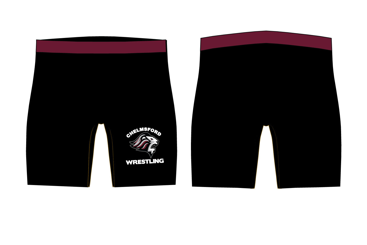 Chelmsford Youth Wrestling Sublimated Compression Shorts