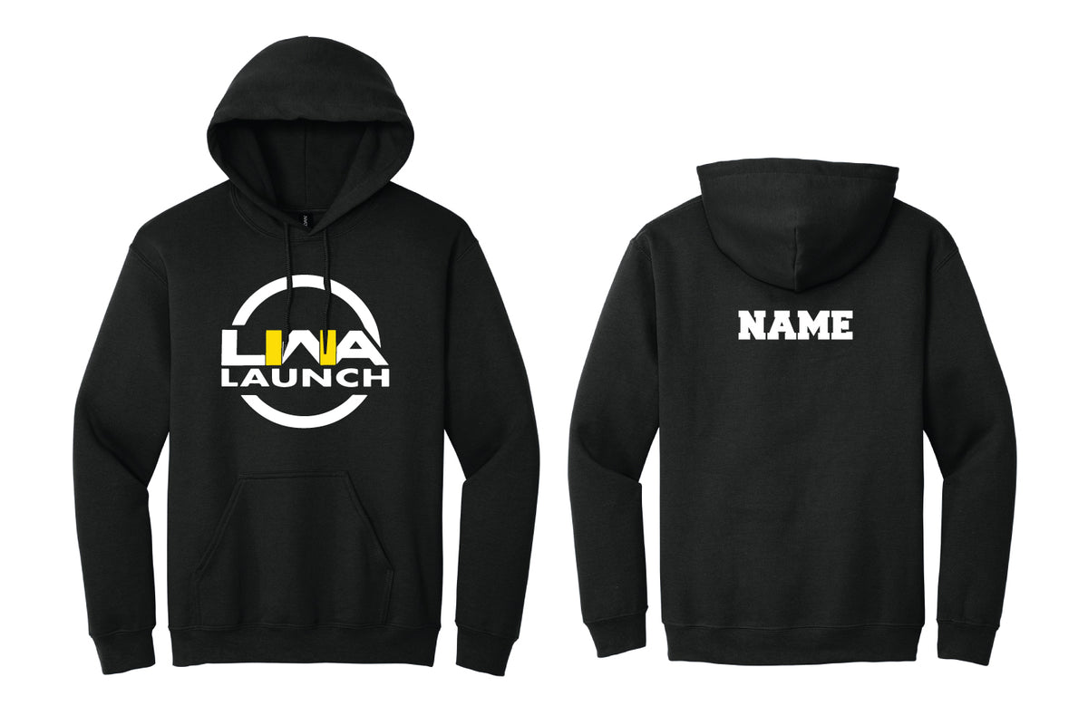 Launch Wrestling Cotton Hoodie - Black