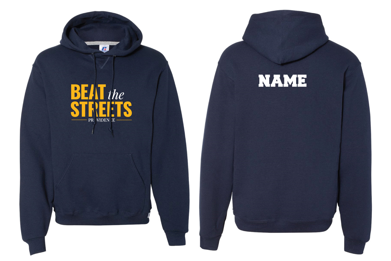 Beat The Streets Cotton Hoodie - Navy