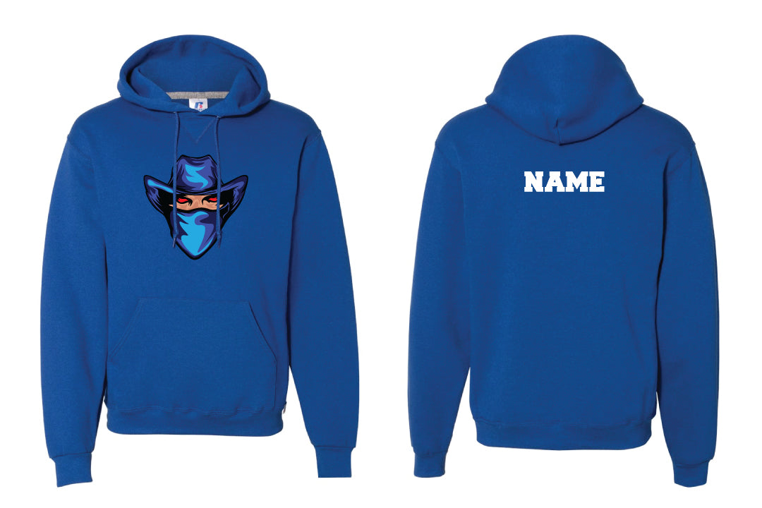 Tri-Town Renegades Football Cotton Hoodie - Royal (Design 2)