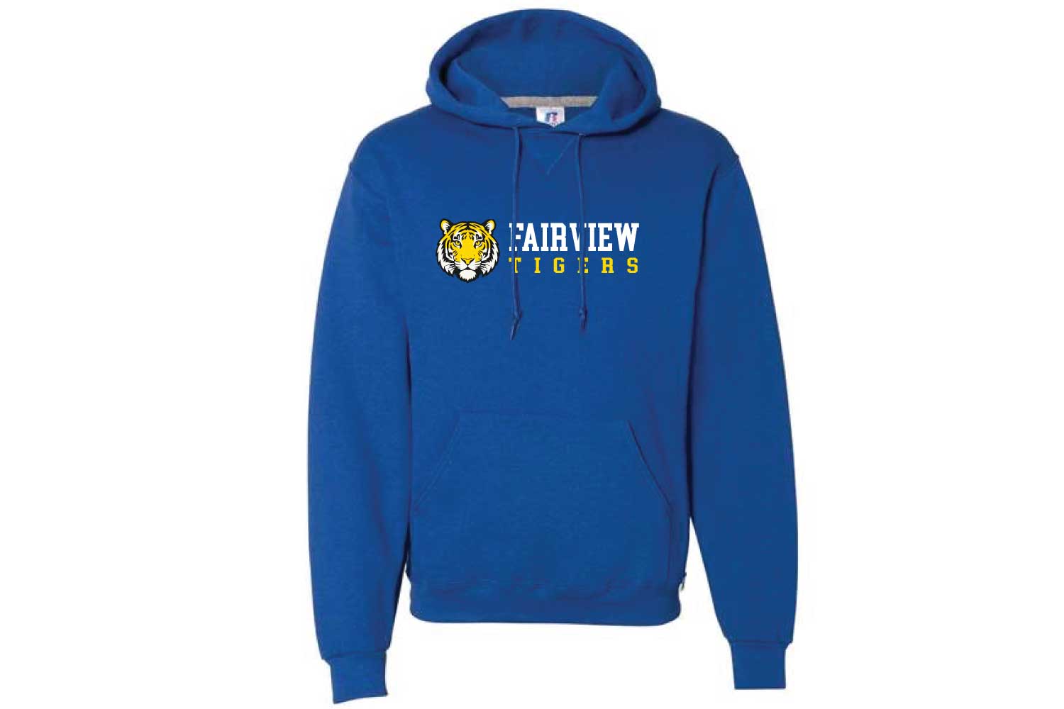 Fairview Public Schools Cotton Hoodie - Design 2 - Royal