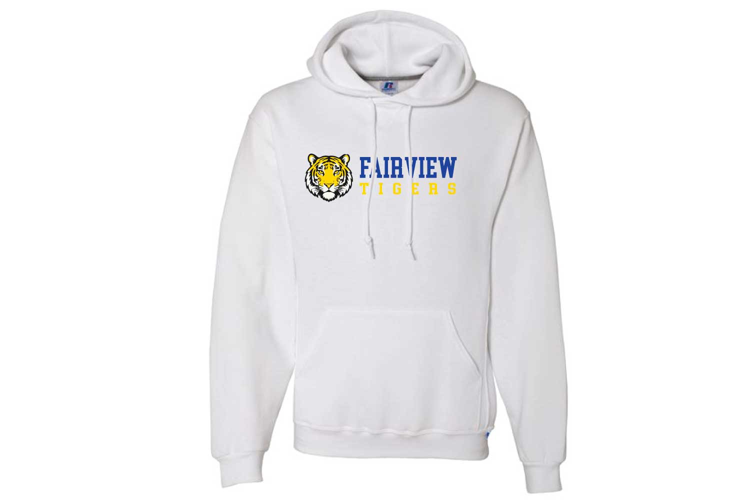 Fairview Public Schools Cotton Hoodie - Design 2 - White