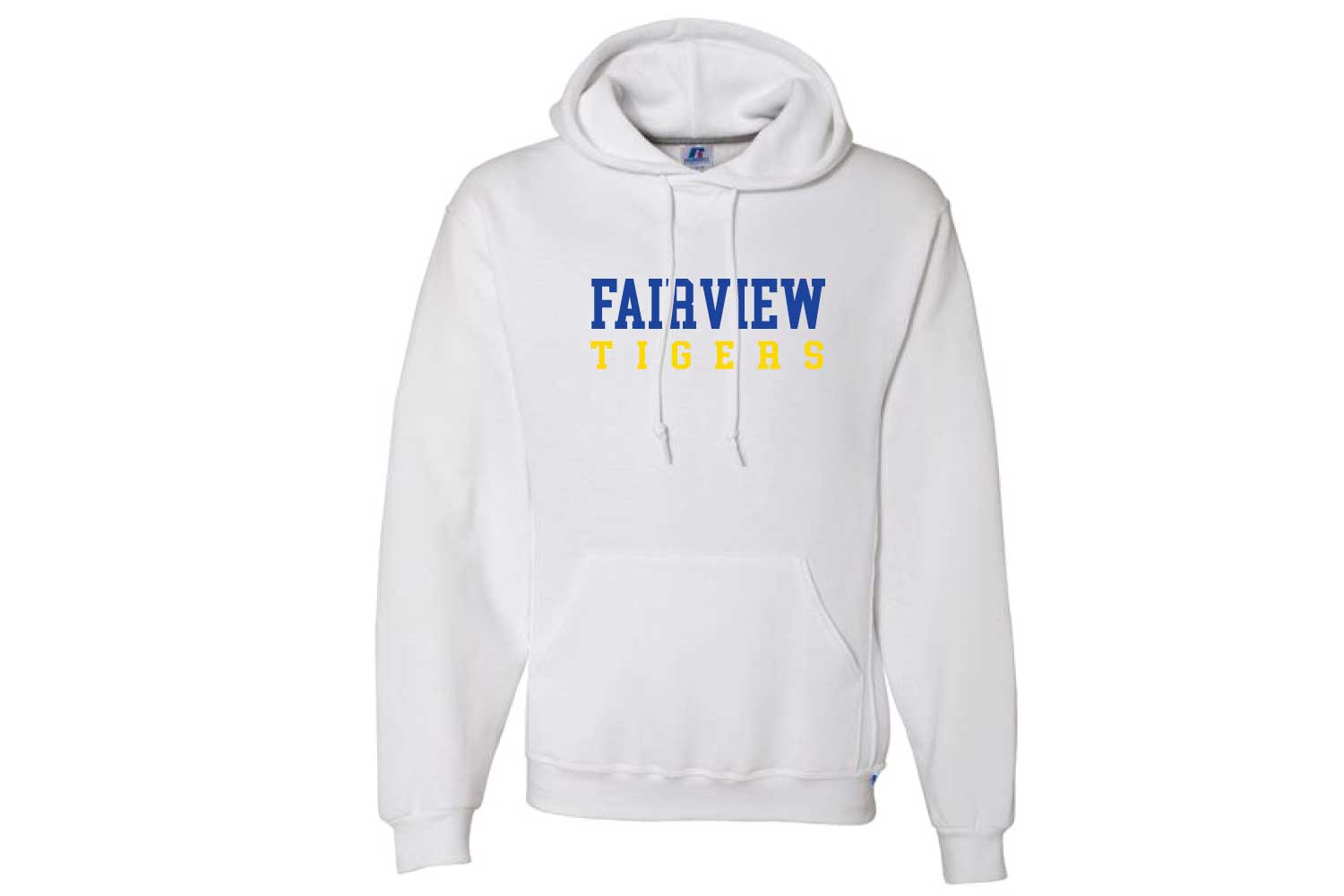 Fairview Public Schools Cotton Hoodie - Design 4 - White