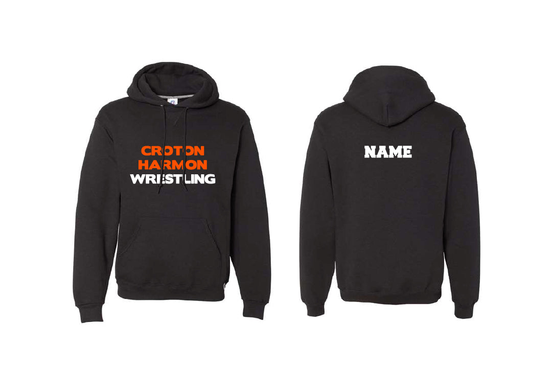 Croton Harmon Wrestling Cotton Hoodie - Black