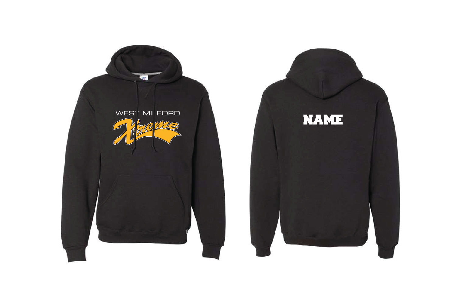 WM Xtreme Softball Cotton Hoodie - Black