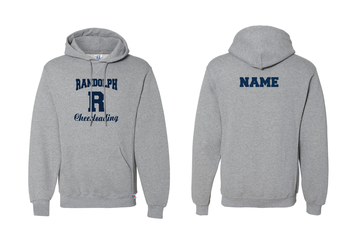 Randolph Cheer Cotton Hoodie Design #4 - Gray