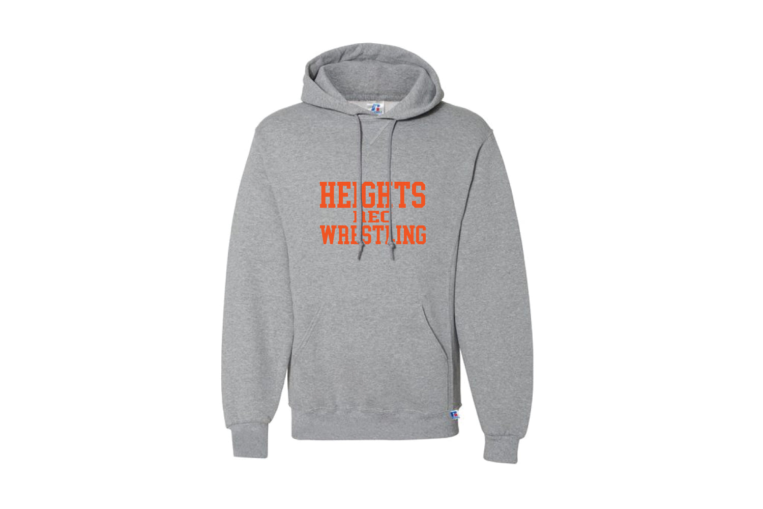Hasbrouck Heights Wrestling Cotton Hoodie - Gray