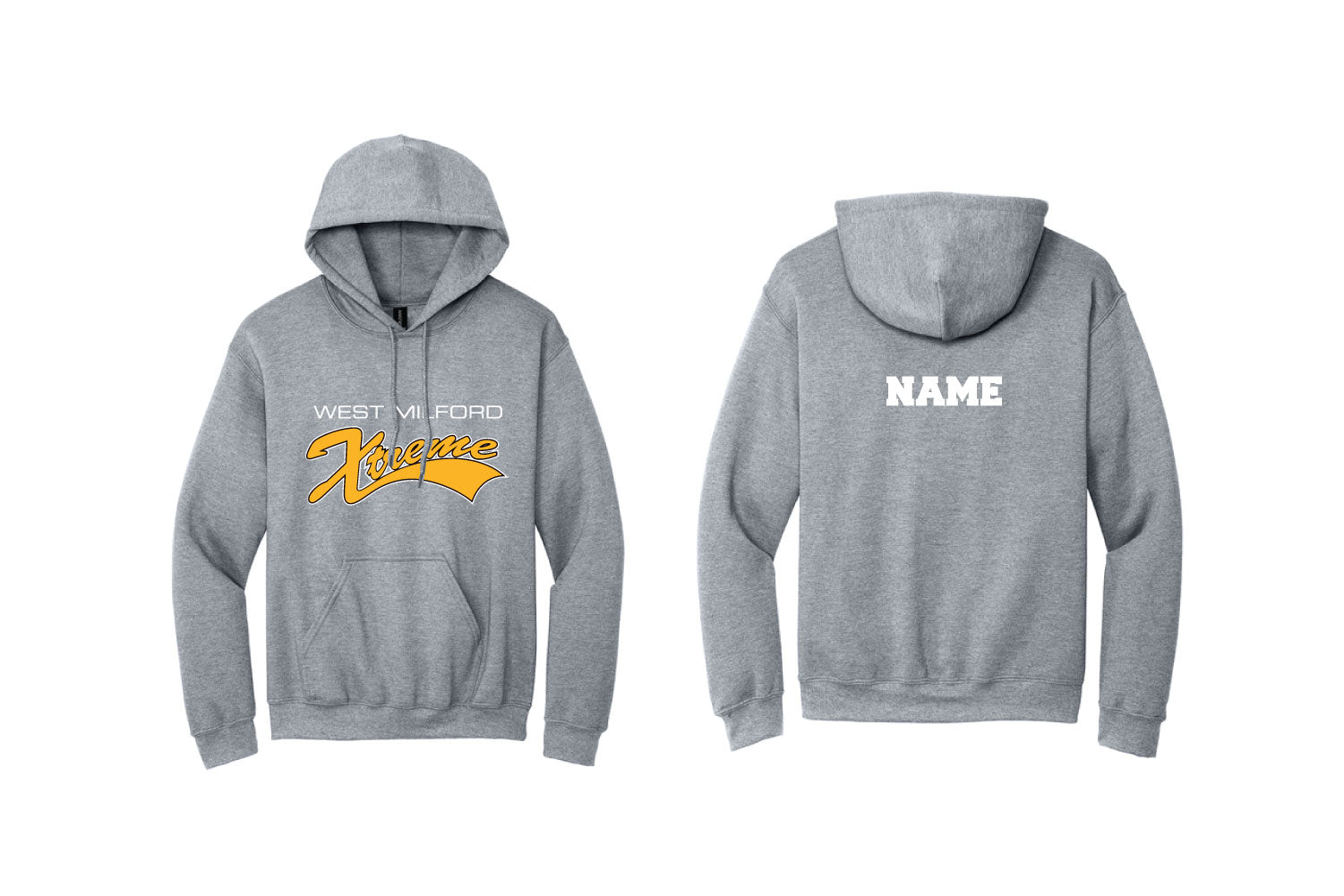 WM Xtreme Softball Cotton Hoodie - Gray