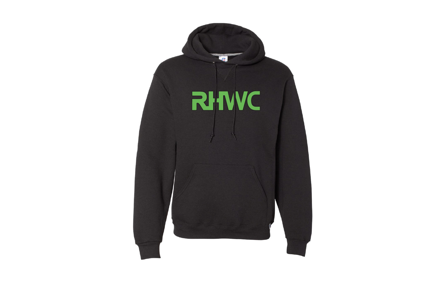 Red Hawk Wrestling Cotton Hoodie - Green/Black Design
