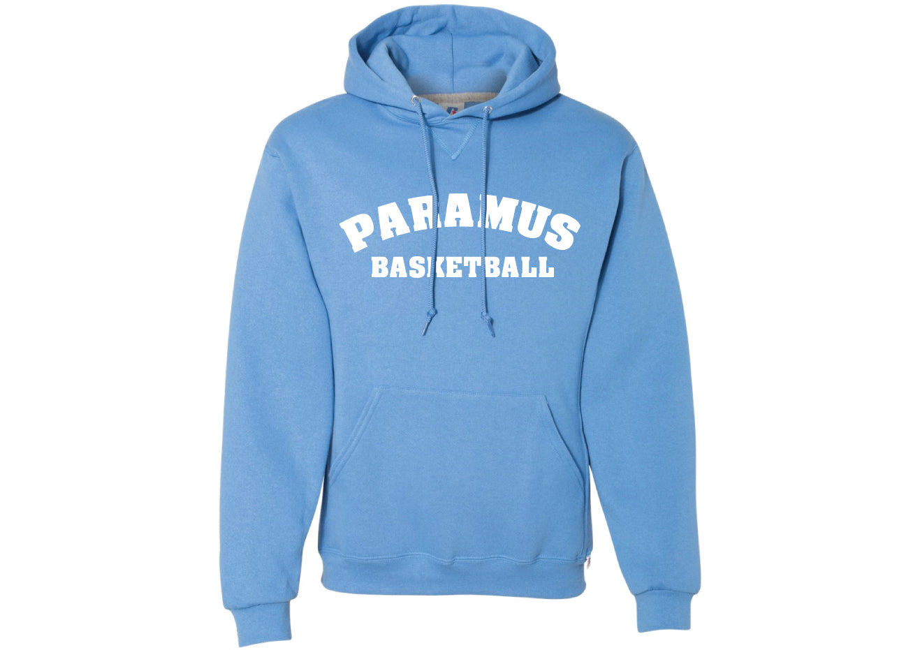 Paramus Basketball Cotton Hoodie - Carolina Blue (Design 1)