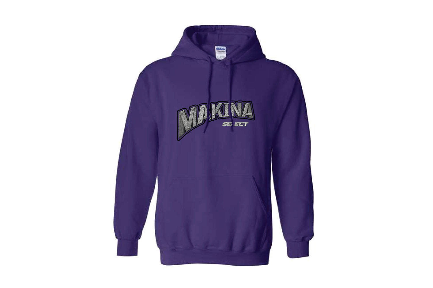 Makina Select Baseball Cotton Hoodie - Purple