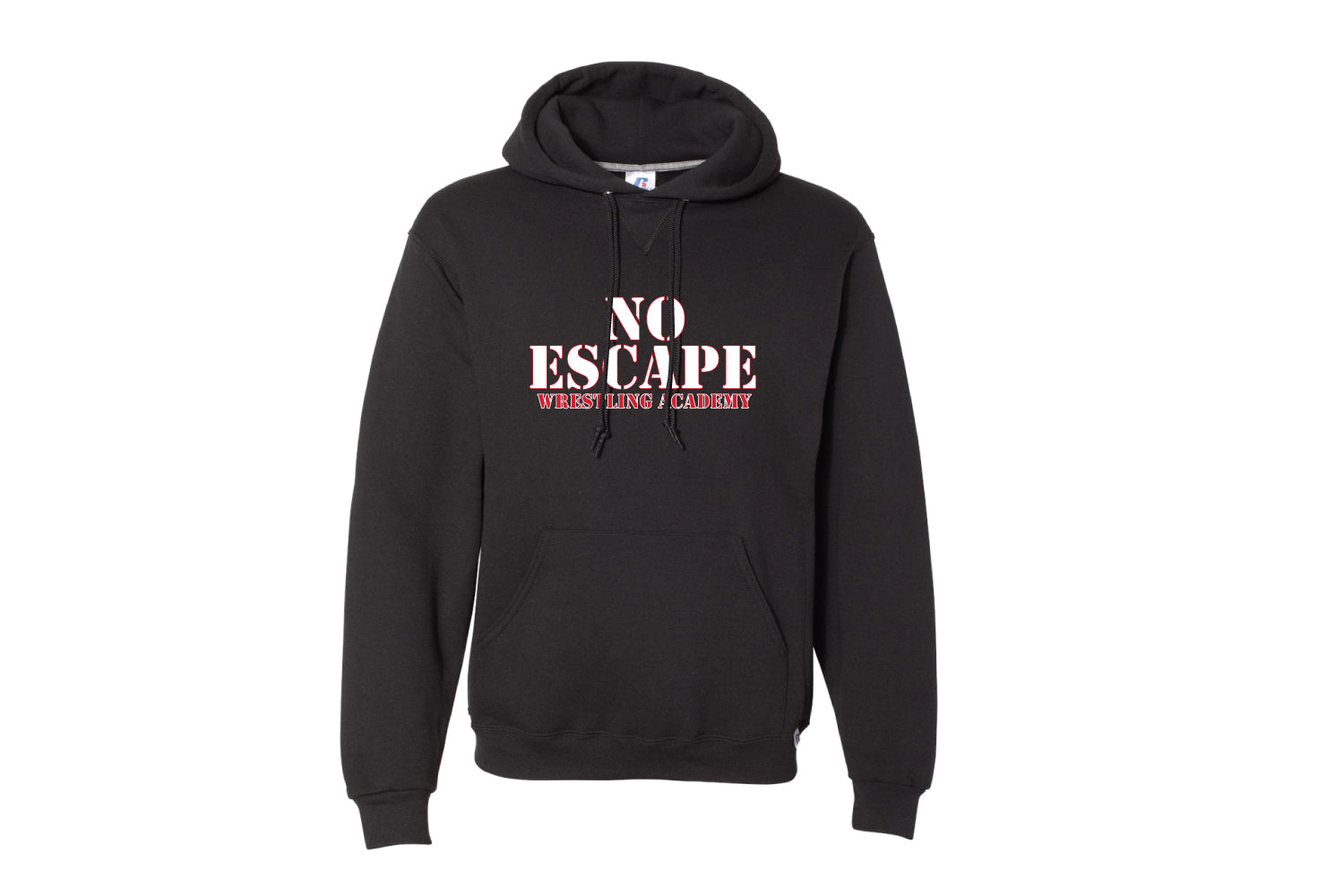 No Escape Wrestling Academy Cotton Hoodie - Black