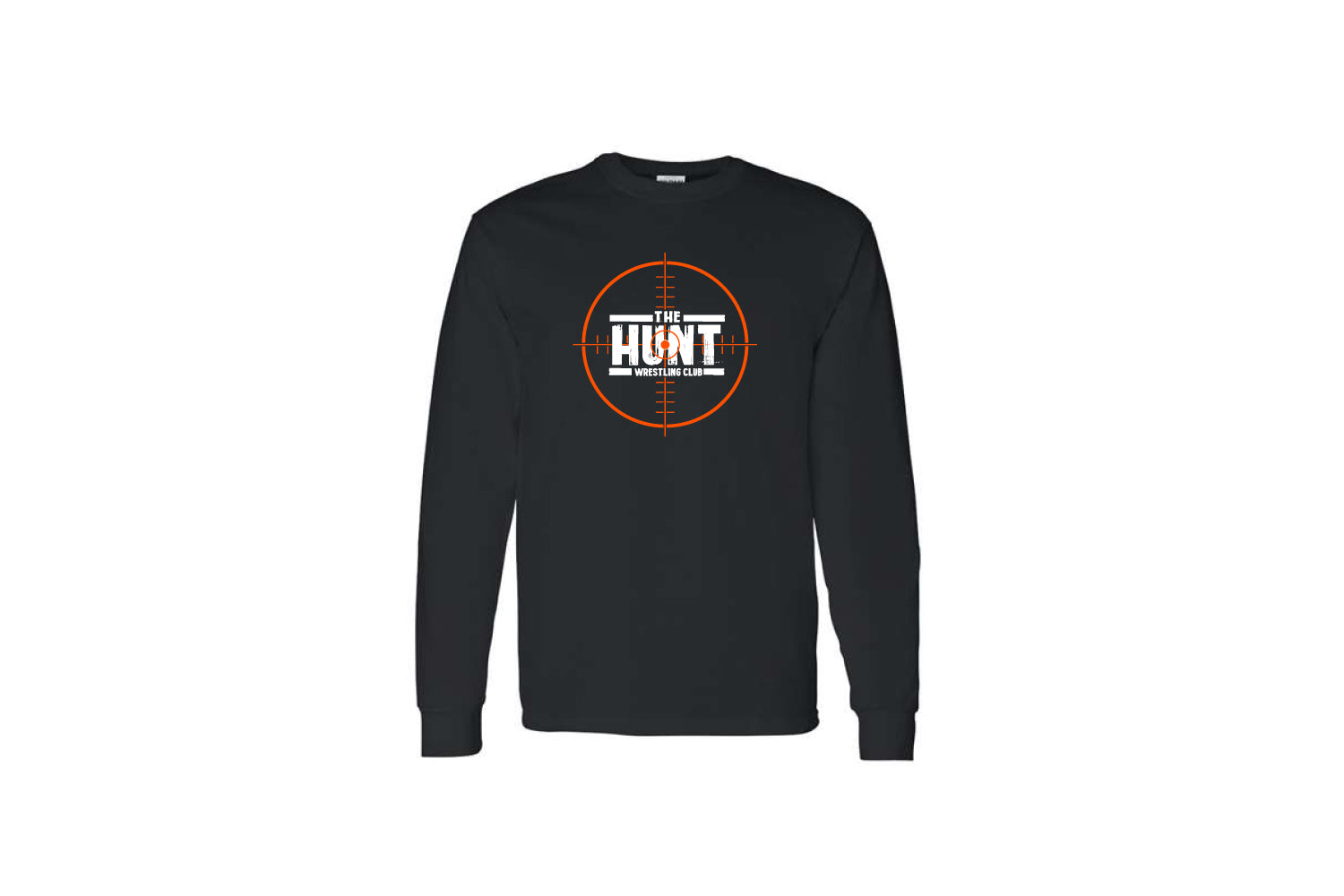 The Hunt Wrestling Cotton Long Sleeve Shirt - Black