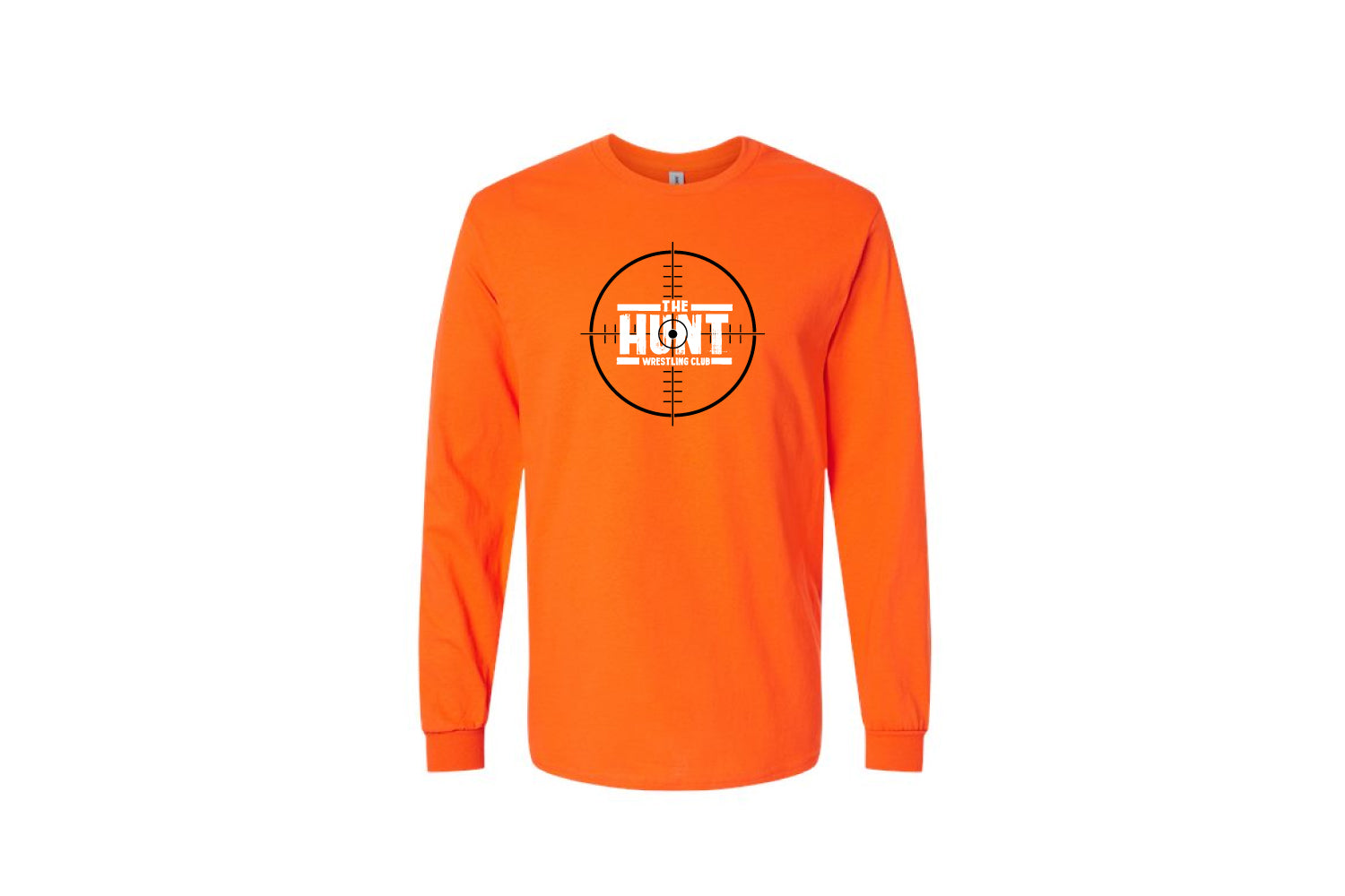 The Hunt Wrestling Cotton Long Sleeve Shirt - Orange