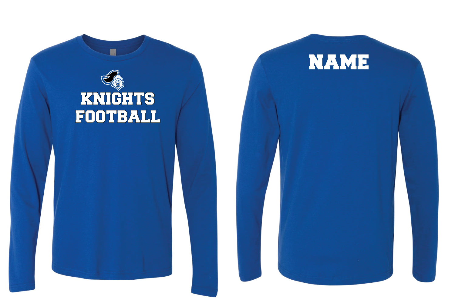 Southington Knights Football Cotton Long Sleeve Shirt