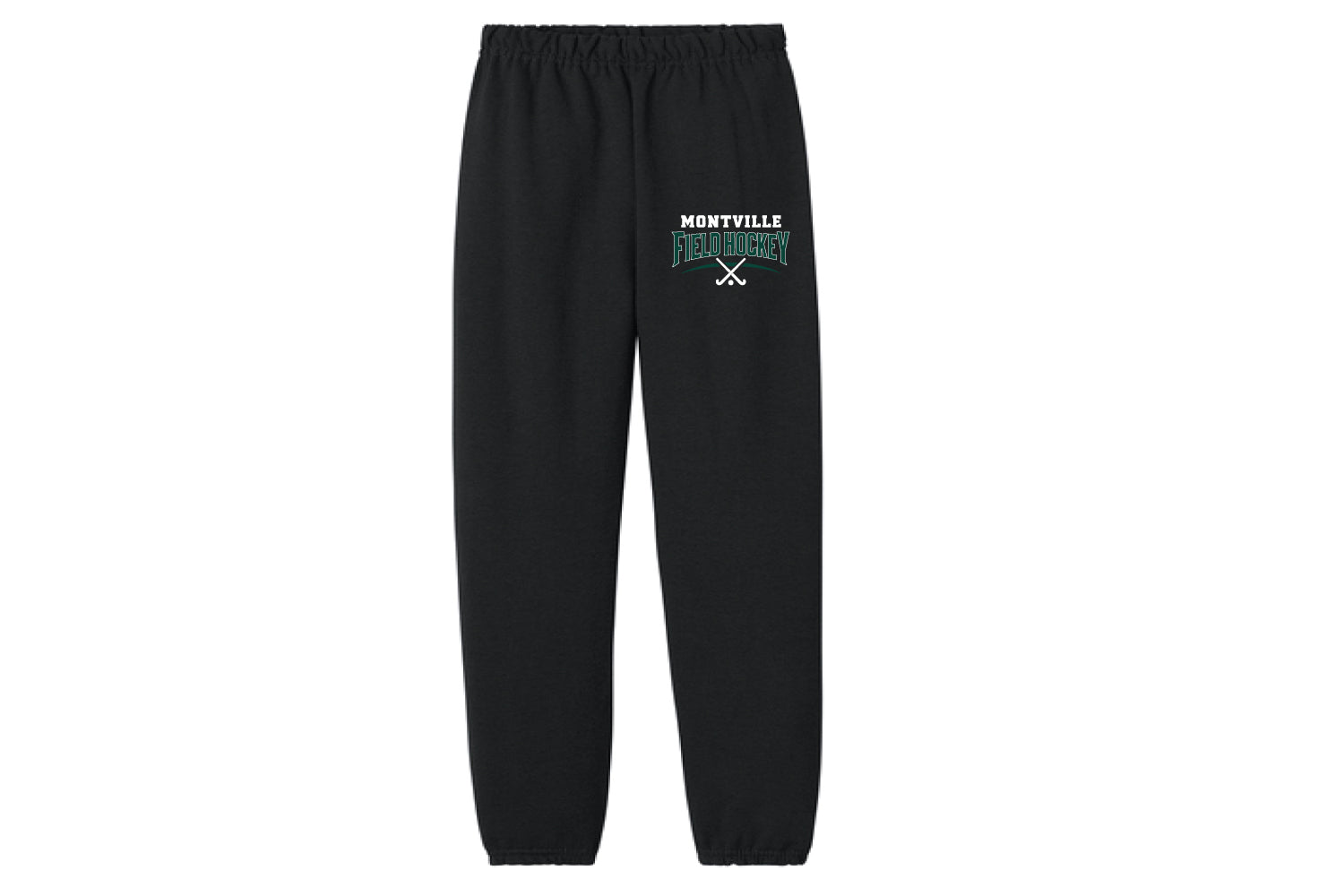 Montville Field Hockey Cotton Sweatpants - Black