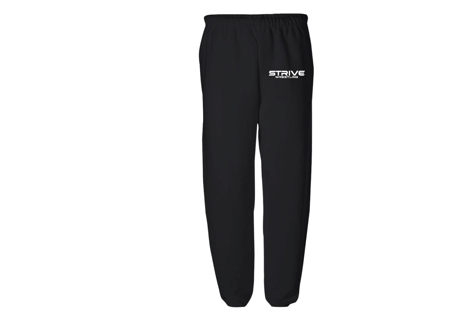 Strive Wrestling Cotton Sweatpants - Black