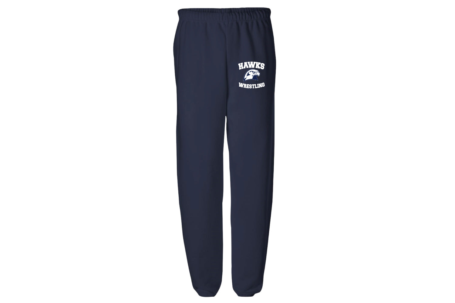 Plainview Hawks Wrestling Cotton Sweatpants - Navy