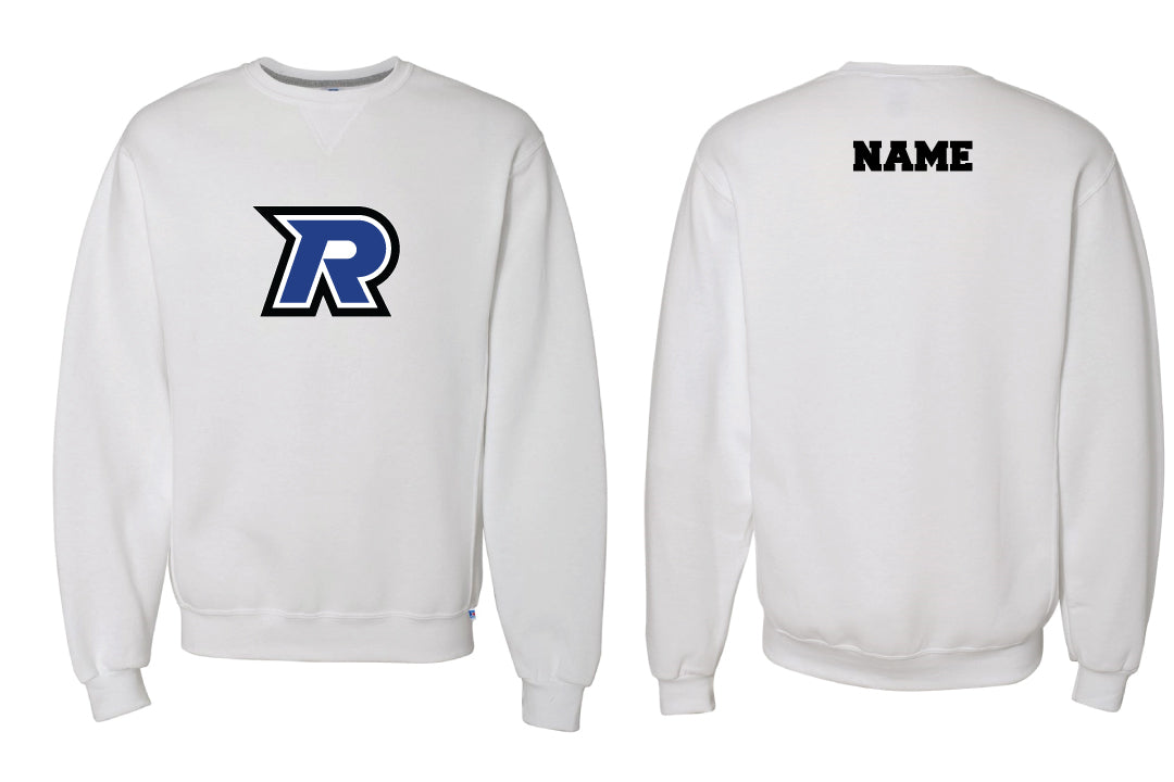 Tri-Town Renegades Cotton Crewneck Sweatshirt - White (Design 1)