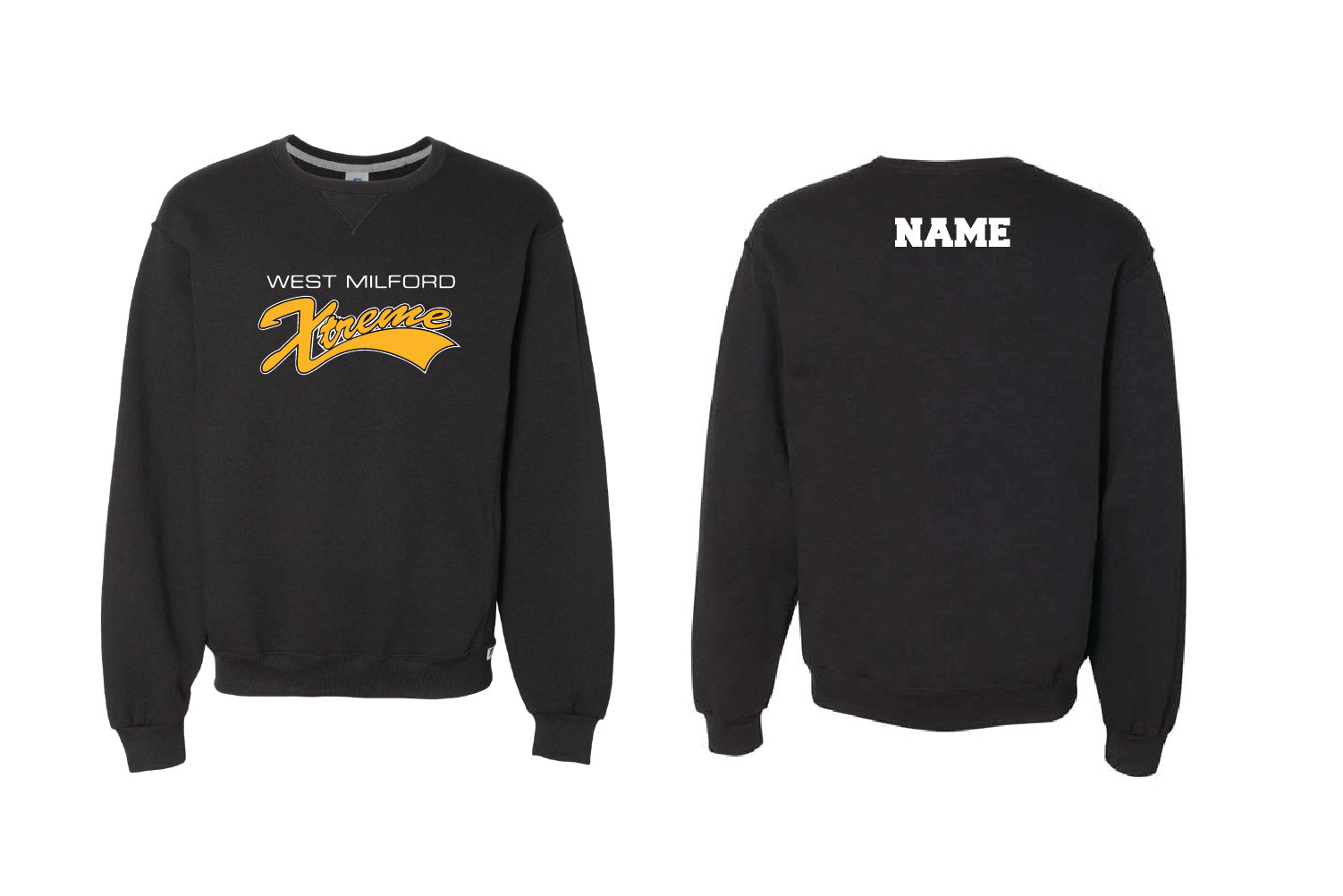 WM Xtreme Softball Cotton Crewneck Sweatshirt - Black