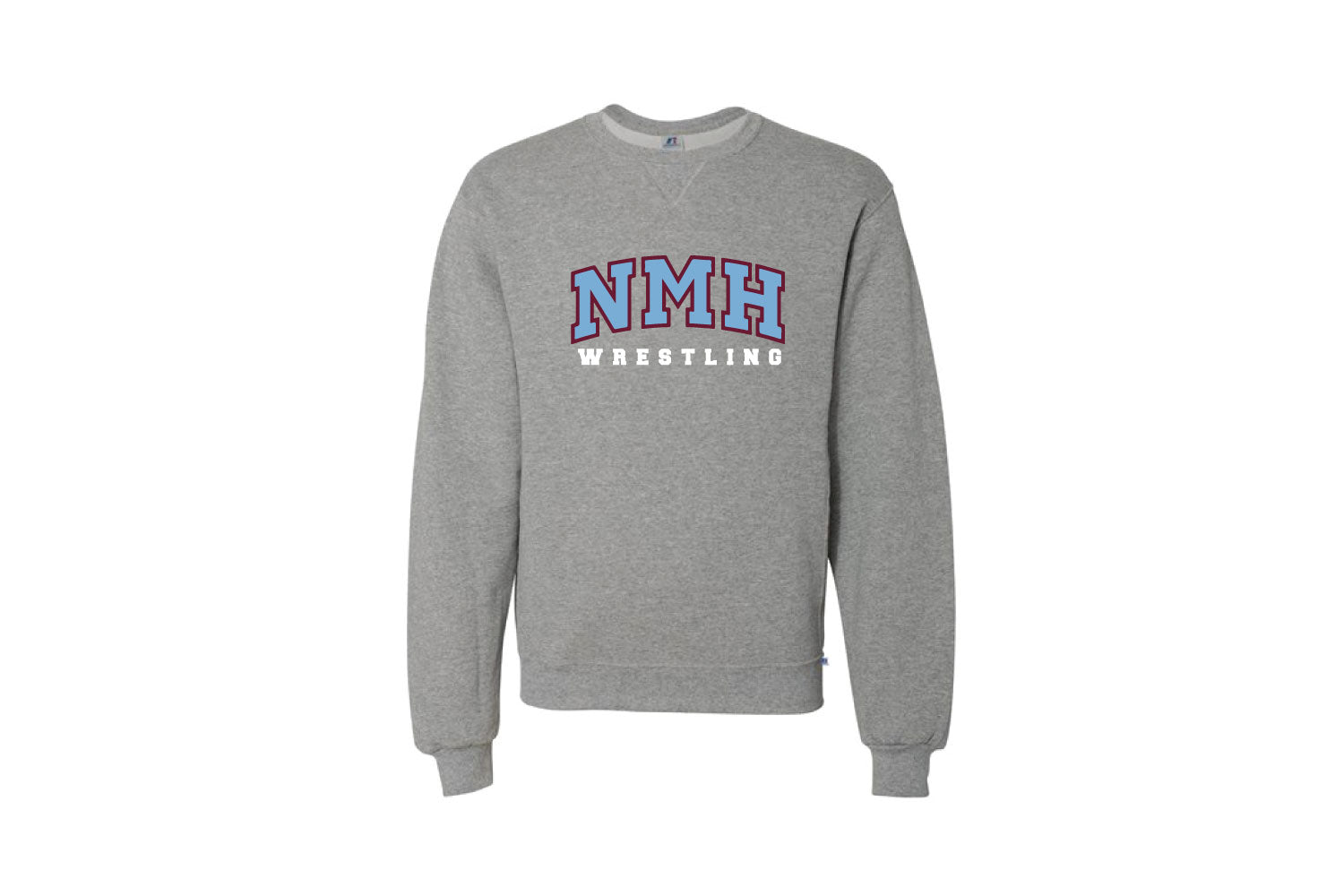NMH Wrestling Cotton Crewneck Sweatshirt - Gray