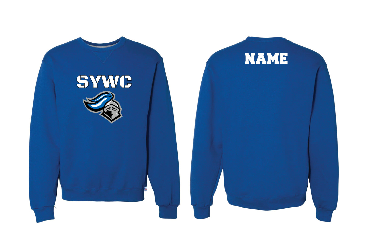 Southington Wrestling Cotton Crewneck Sweatshirt - Royal