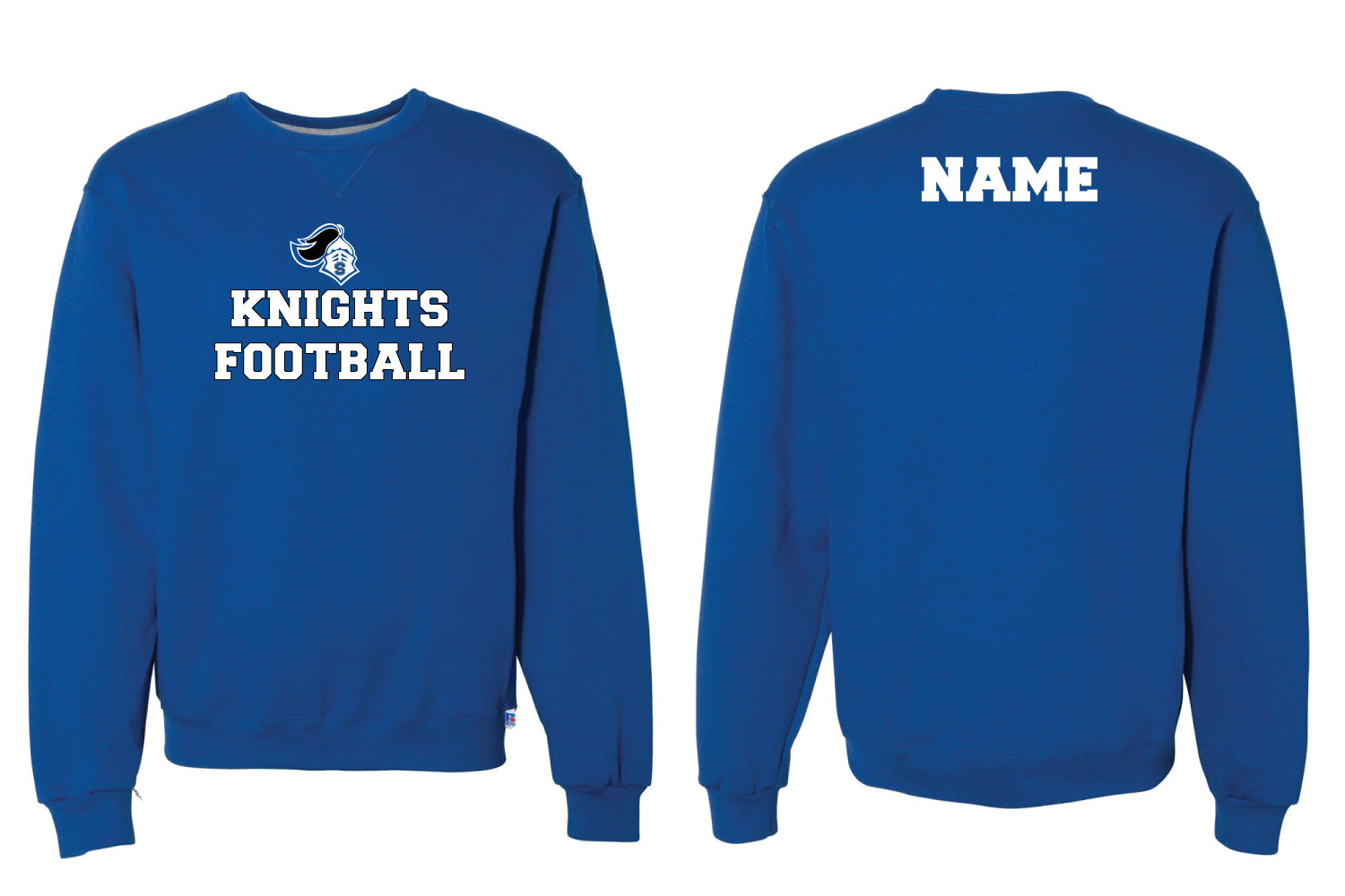 Southington Knights Football Cotton Crewneck Sweatshirt