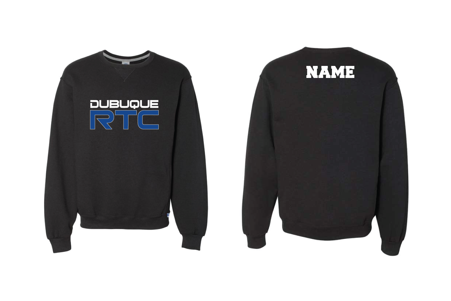 Dubuque RTC Cotton Crewneck Sweatshirt - Black