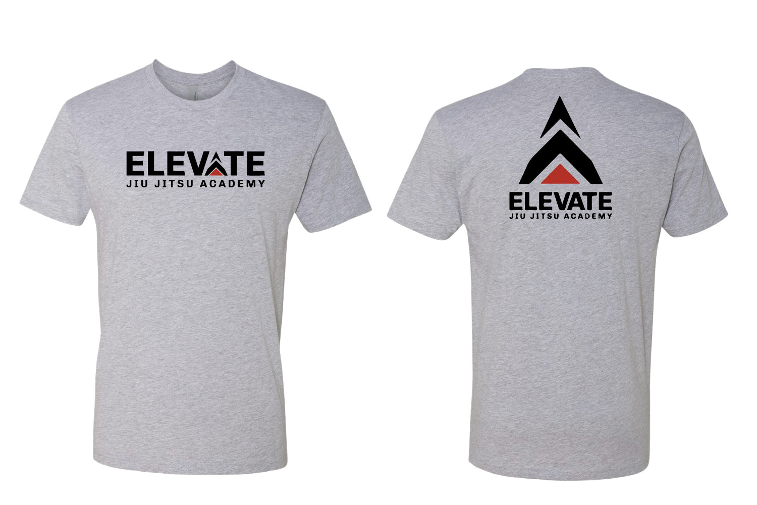 Elevate Jiu Jitsu Academy Cotton Crew Tee - Gray