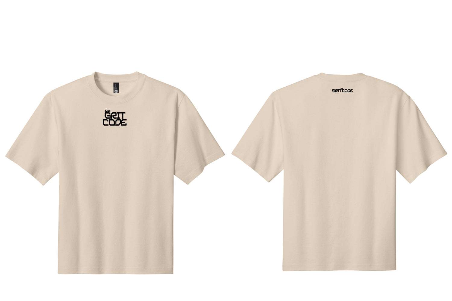 The Grit Code Oversized T-Shirt - Chai