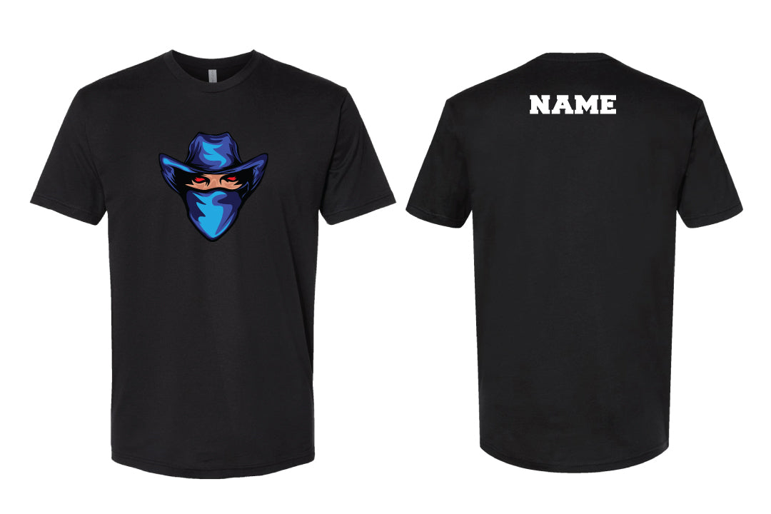 Tri-Town Renegades Cotton Crew Tee - Black (Design 2)