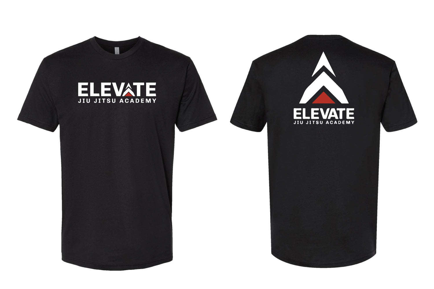 Elevate Jiu Jitsu Academy Cotton Crew Tee - Black