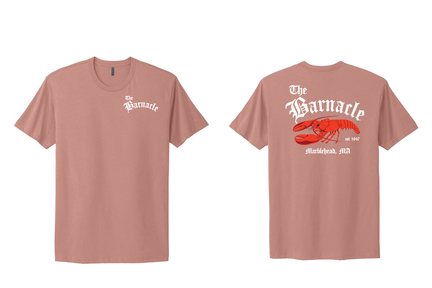 The Barnacle Cotton Crew Tee - Desert Pink