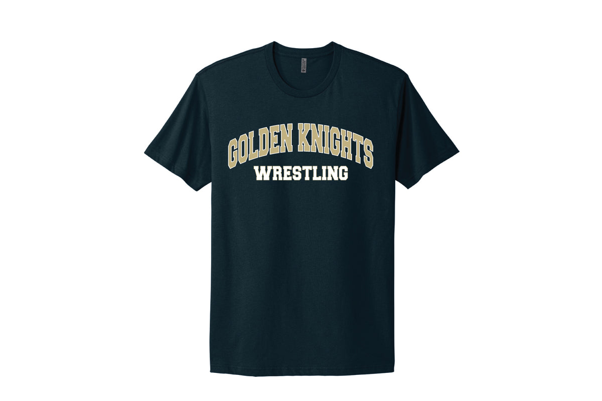 NVOT Wrestling Cotton Crew Tee - Navy