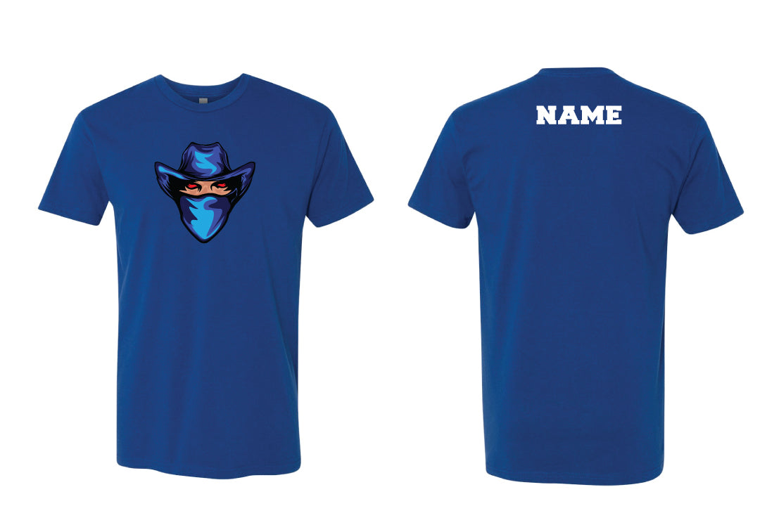 Tri-Town Renegades Cotton Crew Tee - Royal (Design 2)