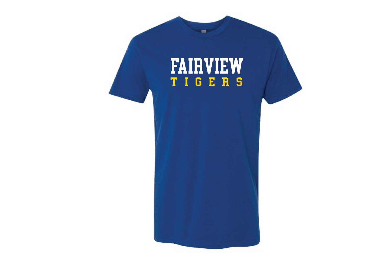 Fairview Public Schools Cotton Crew Tee - Design 4 - Royal