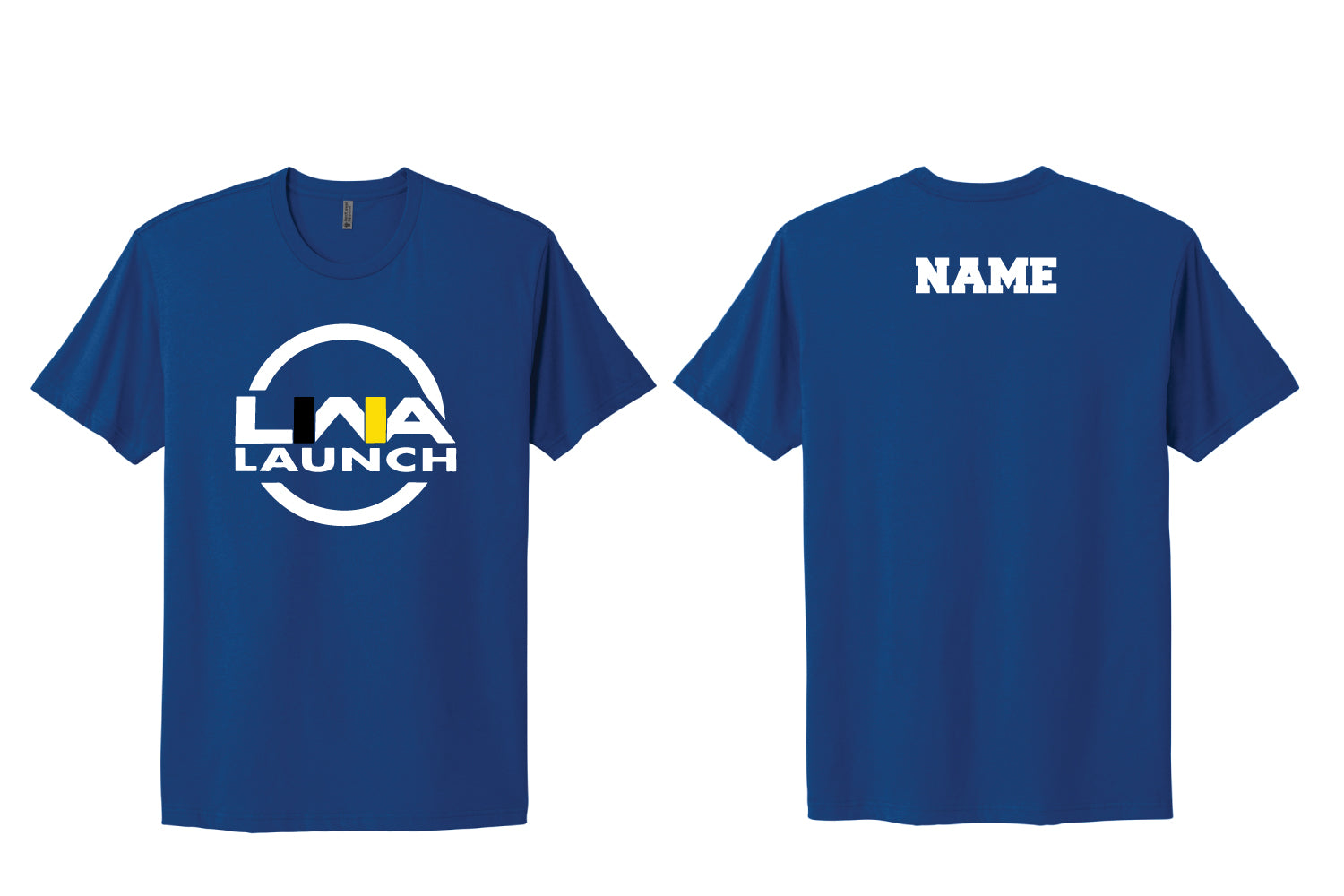 Launch Wrestling Cotton Crew Tee - Royal