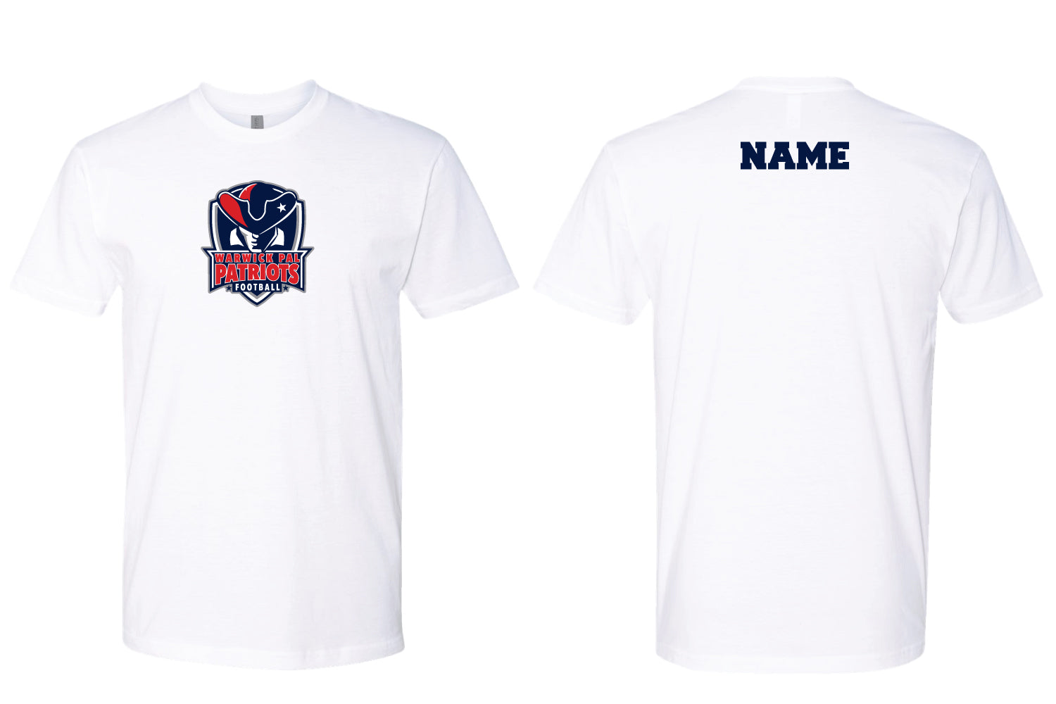 Warwick Pal Football Cotton Crew Tee - White