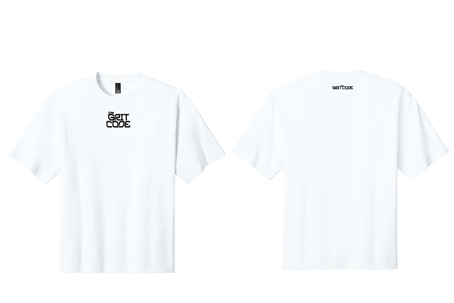 The Grit Code Oversized T-Shirt - White