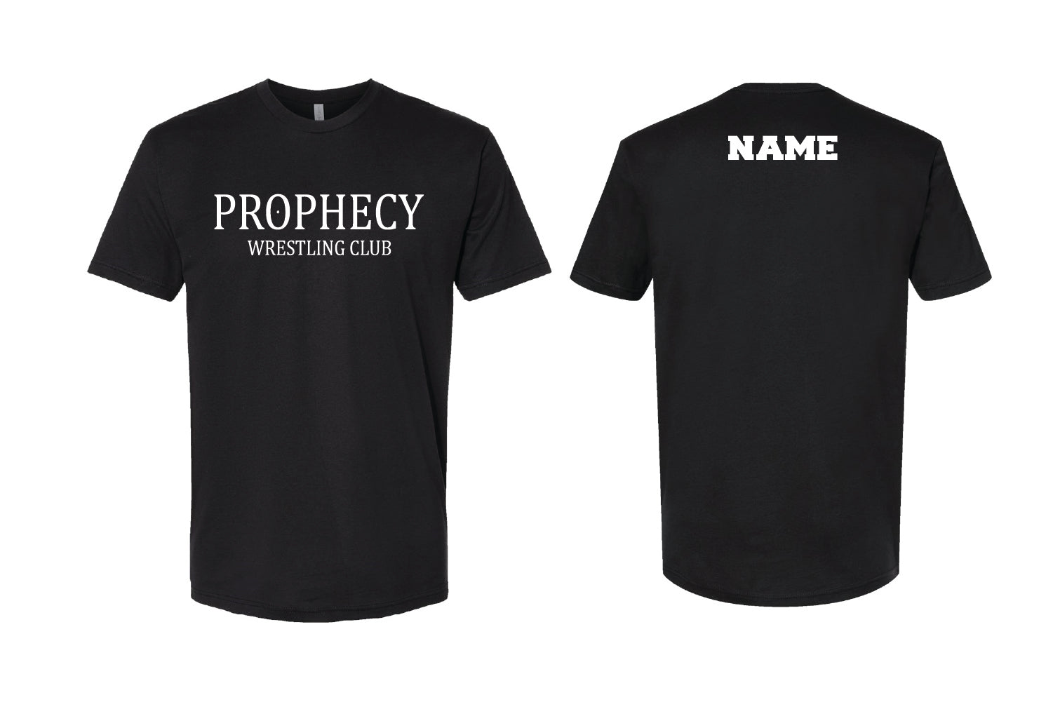 Prophecy Wrestling Club Cotton Crew Tee - Black