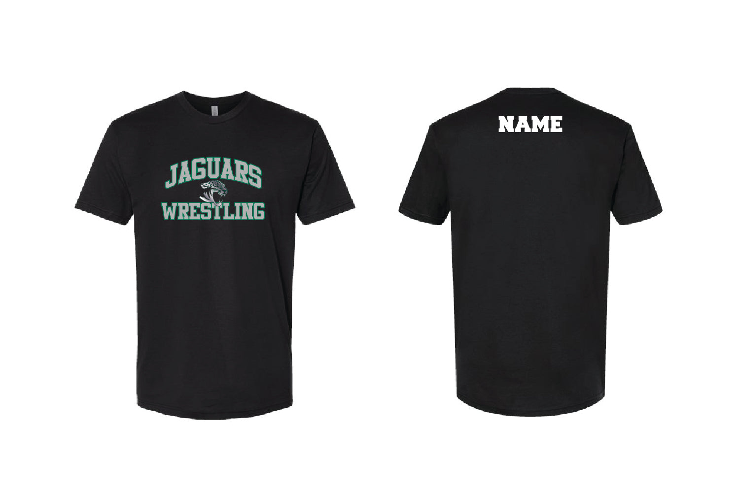 CHF Jaguars Wrestling Cotton Crew Tee - Black