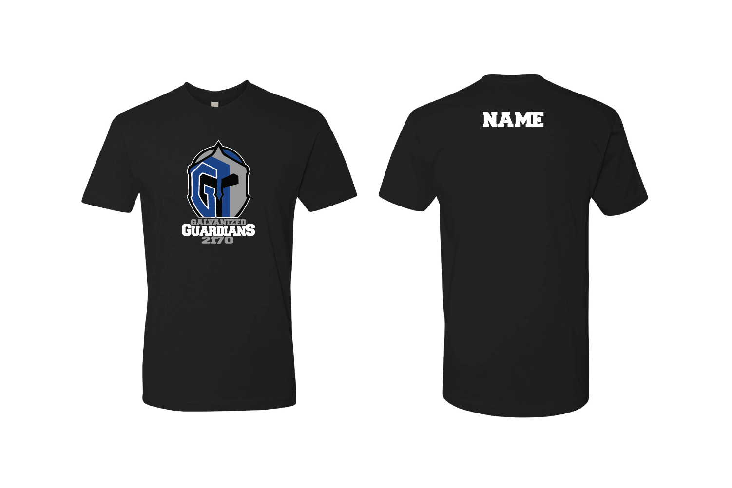 Glastonbury Robotics Cotton Crew Tee - Black