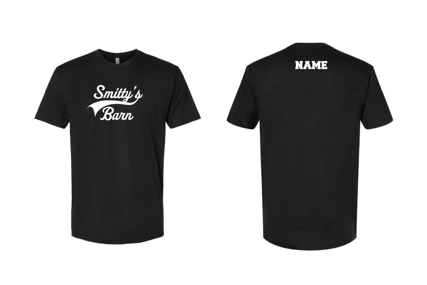 Smitty's Wrestling Barn Cotton Crew Tee - Black
