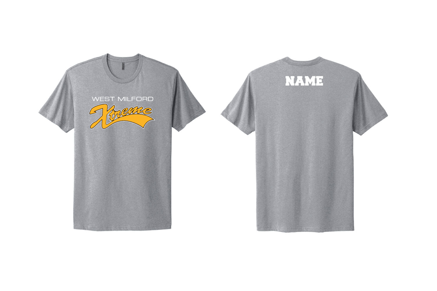 WM Xtreme Softball Cotton Crew Tee - Gray