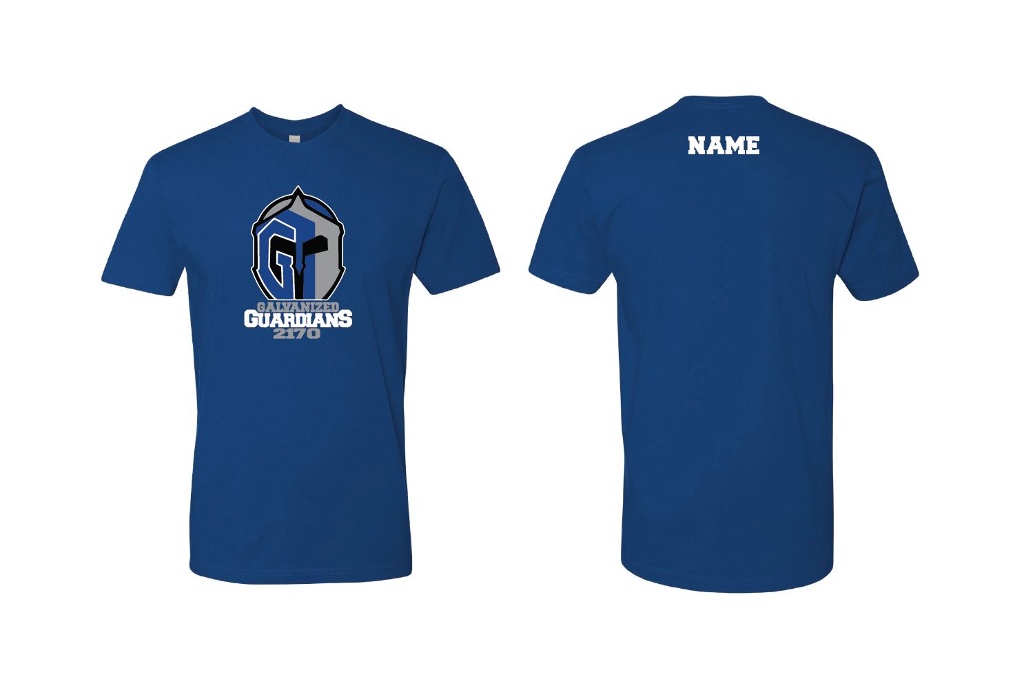 Glastonbury Robotics Cotton Crew Tee - Royal