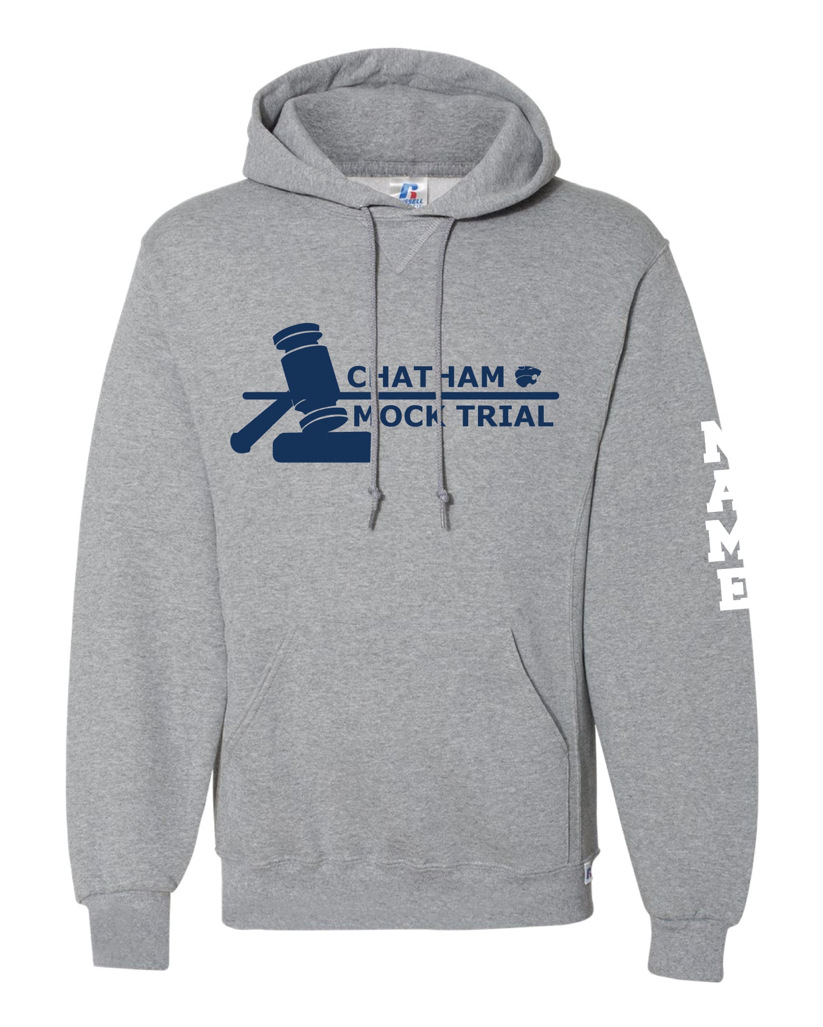 Chatham Mock Trial Cotton Hoodie - Gray