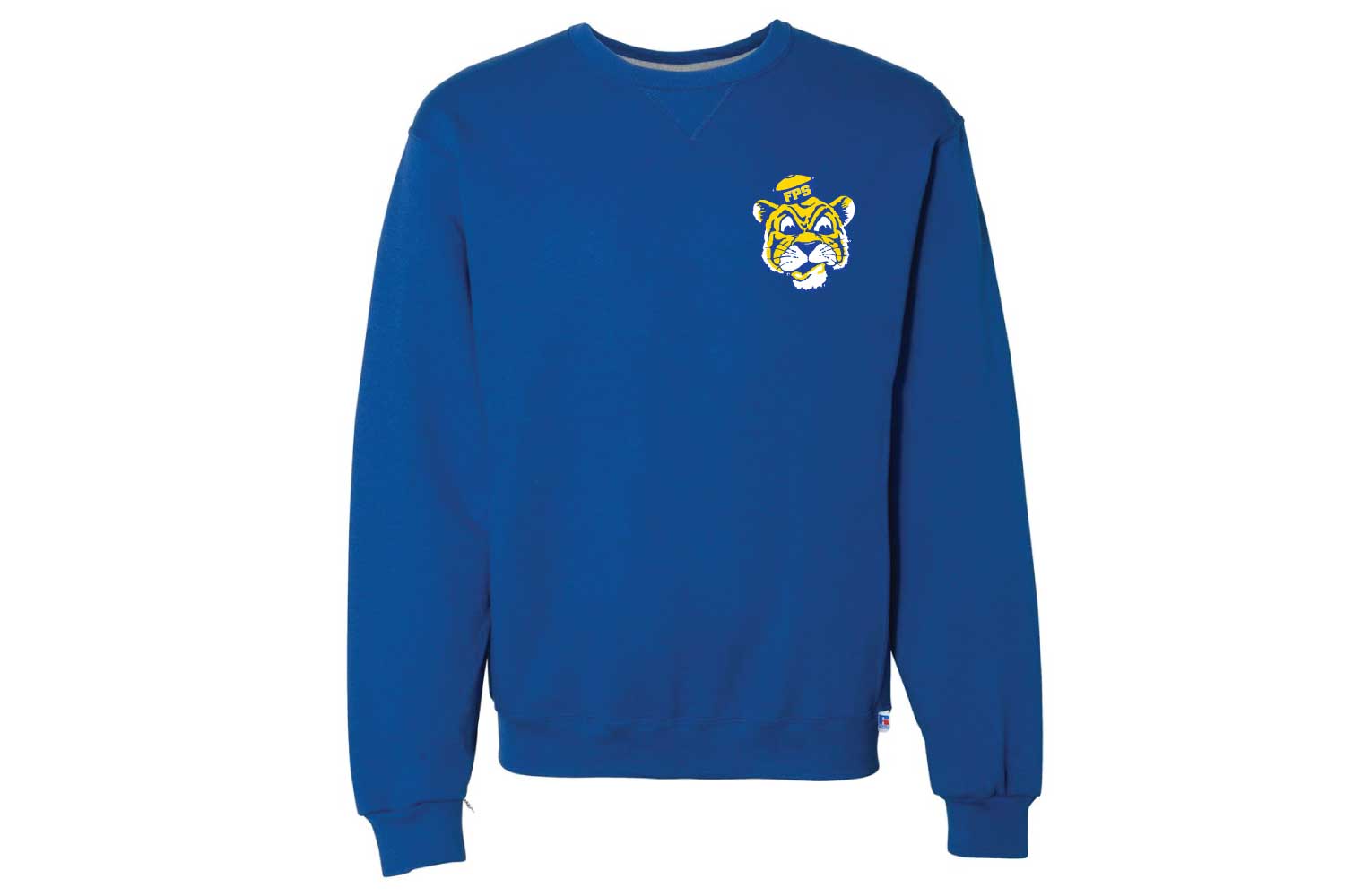 Fairview Public Schools Cotton Crewneck Sweatshirt - Design 3 - Royal